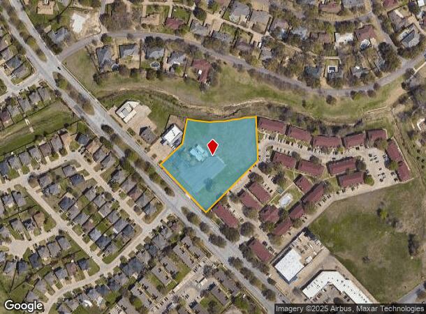 7387 S Hulen St, Fort Worth, TX Parcel Map
