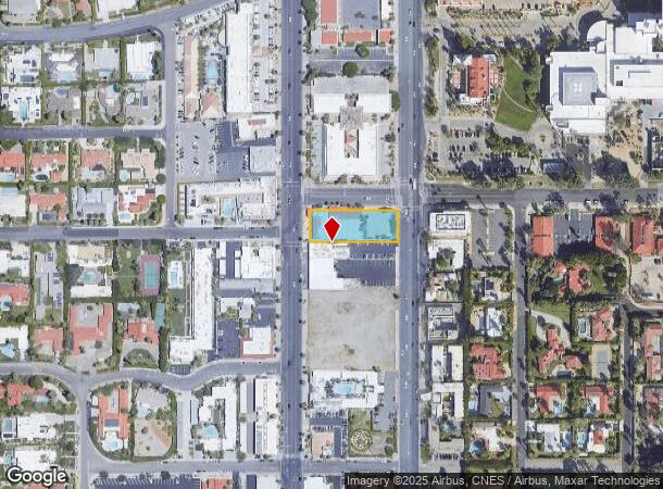  1090 N Palm Canyon Dr, Palm Springs, CA Parcel Map