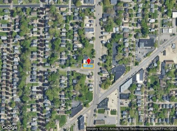  844 N Main St, Akron, OH Parcel Map