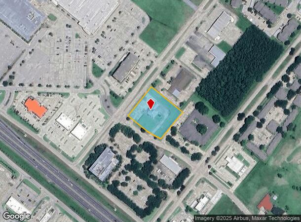  3100 Central Mall Dr, Port Arthur, TX Parcel Map