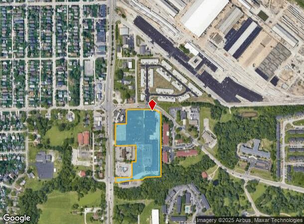 3535 S Emerson Ave, Indianapolis, IN Parcel Map