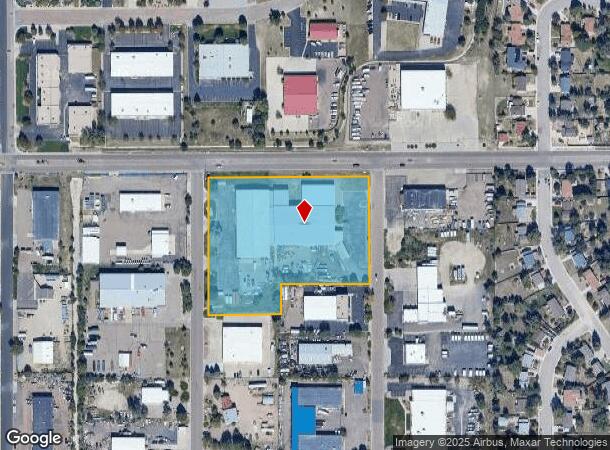 6125 Omaha Blvd, Colorado Springs, CO Parcel Map