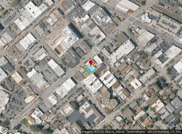 1209 Howard Ave, Burlingame, CA Parcel Map