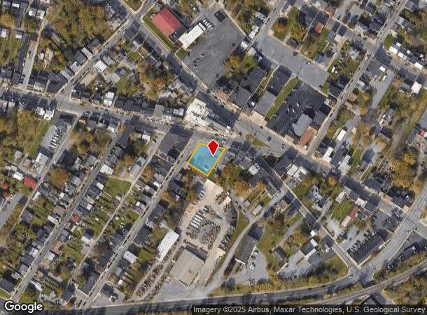 521 W Washington St, Hagerstown, MD Parcel Map