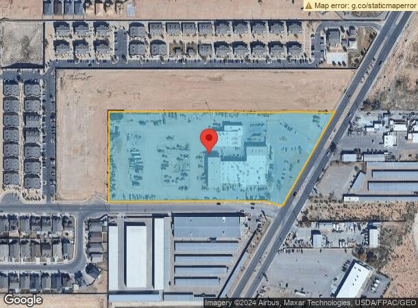  10501 Dyer St, El Paso, TX Parcel Map