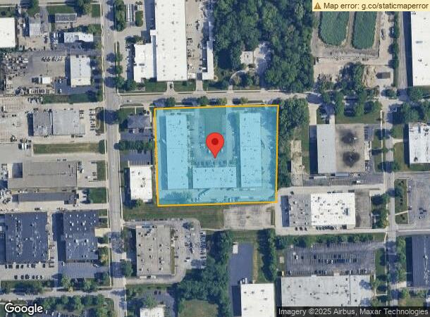  2711 Curtiss St, Downers Grove, IL Parcel Map