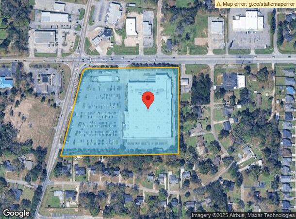  2500 Dawes Rd, Mobile, AL Parcel Map