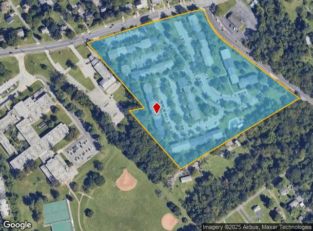  4607 Old Court Rd, Pikesville, MD Parcel Map