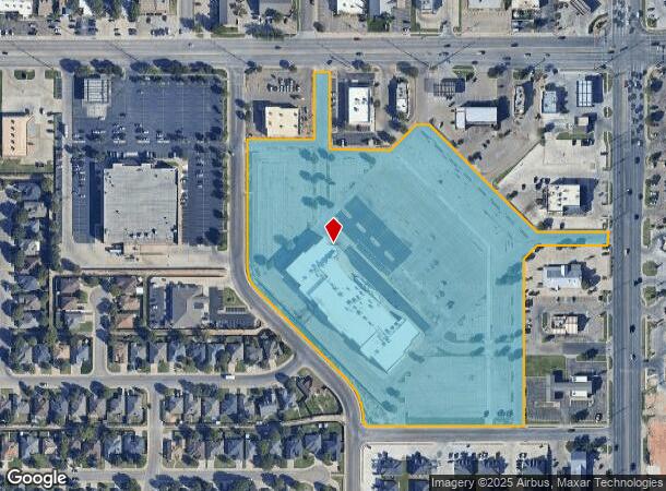 2535 82Nd St, Lubbock, TX Parcel Map
