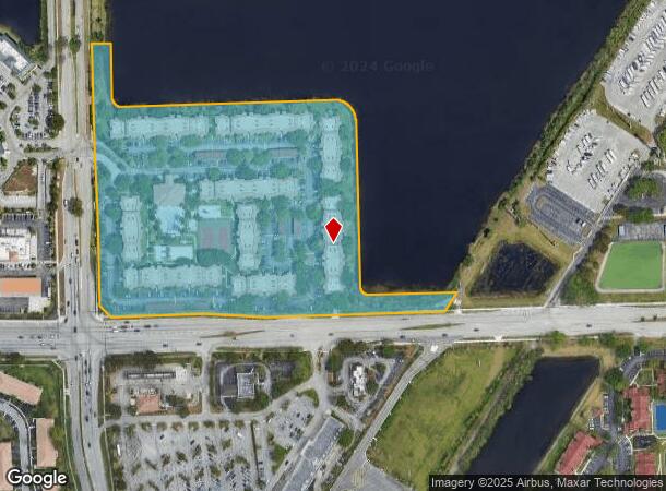  1601 S Hiatus Rd, Pembroke Pines, FL Parcel Map