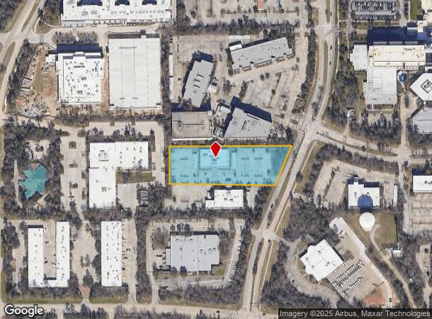  9319 Pinecroft Dr, Spring, TX Parcel Map