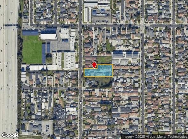 10514 Felton Ave, Inglewood, CA Parcel Map