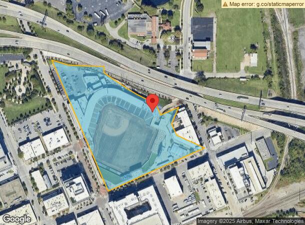  201 N Elgin Ave, Tulsa, OK Parcel Map