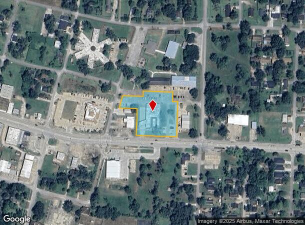 510 E Brazos Ave, West Columbia, TX Parcel Map
