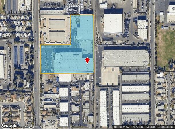  17332 Gothard St, Huntington Beach, CA Parcel Map