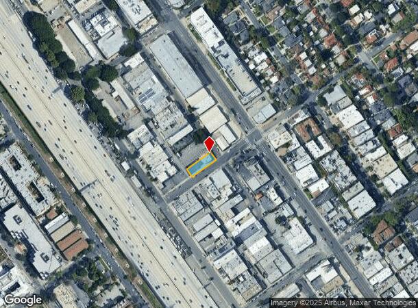  1957 Pontius Ave, Los Angeles, CA Parcel Map