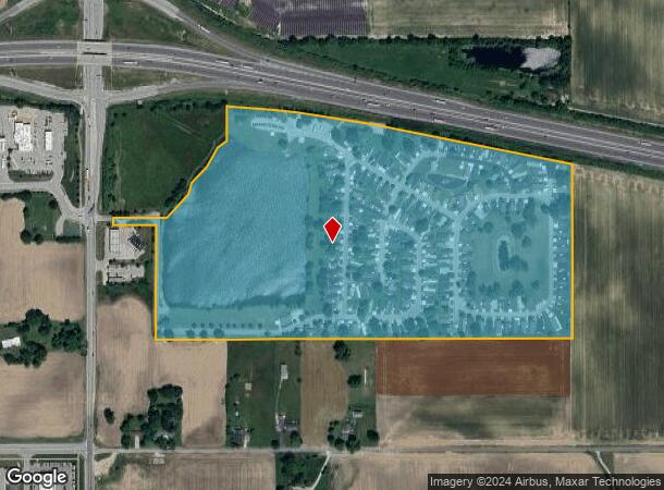  8746 W Carefree Dr, Pendleton, IN Parcel Map