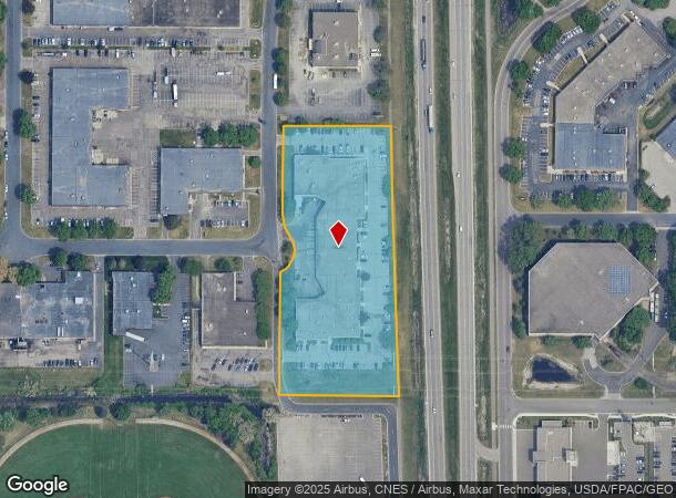 7110 University Ave Ne, Minneapolis, MN Parcel Map