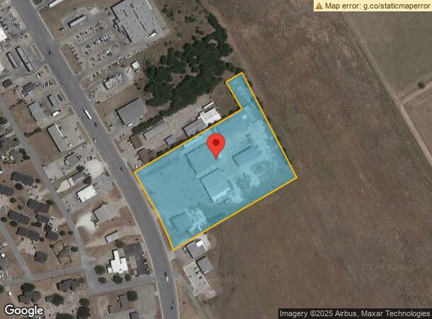  1218 N Brazos St, Whitney, TX Parcel Map