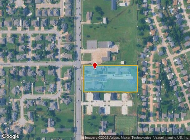  1000 S Santa Fe Ave, Moore, OK Parcel Map