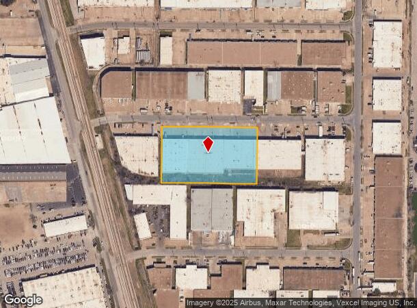  2838 Anode Ln, Dallas, TX Parcel Map