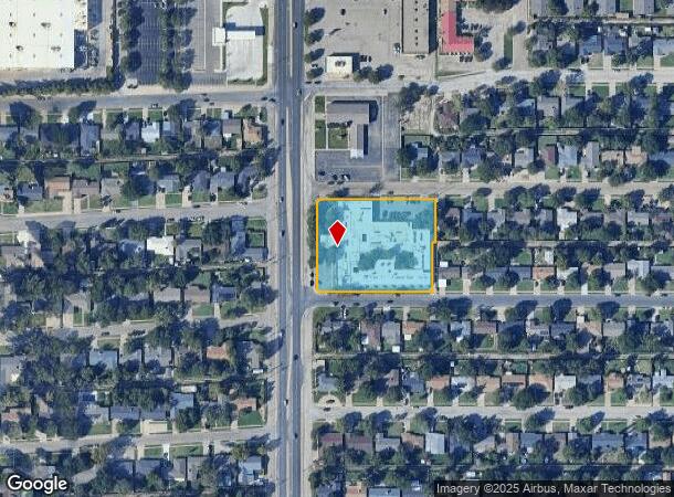  5301 University Ave, Lubbock, TX Parcel Map