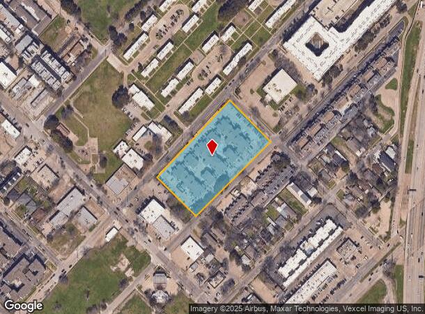 2601 Arroyo Ave, Dallas, TX Parcel Map