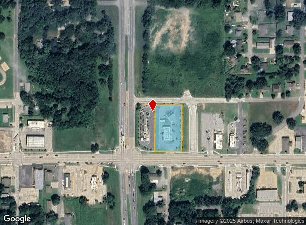 1101 E Downing St, Tahlequah, OK Parcel Map