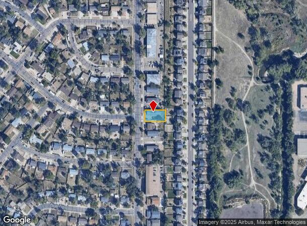  135 University Dr, Colorado Springs, CO Parcel Map