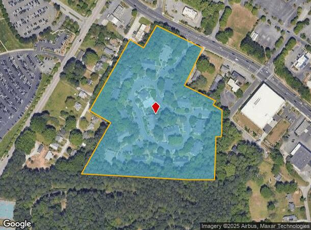  3529 N Roxboro St, Durham, NC Parcel Map