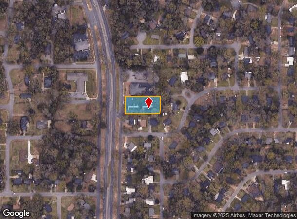 1621 S University Blvd, Mobile, AL Parcel Map