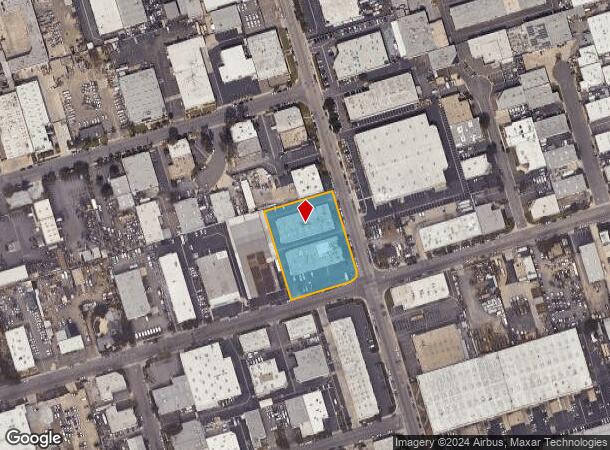  1205 N Red Gum St, Anaheim, CA Parcel Map