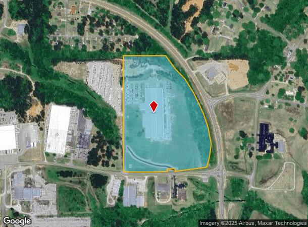  100 Wolverine Dr, Booneville, MS Parcel Map