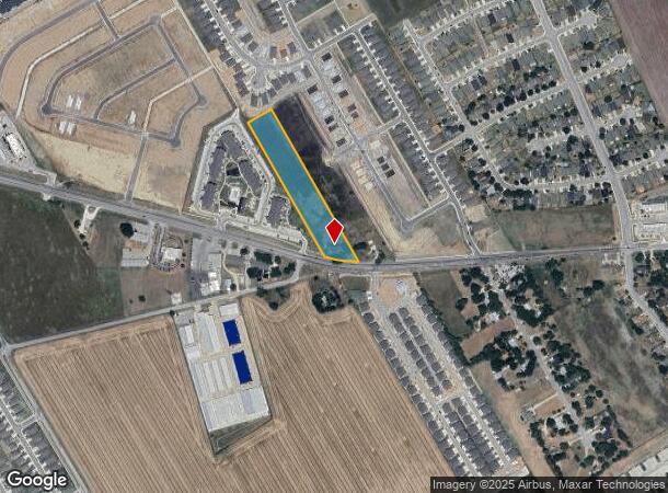  1715 W San Antonio St, Lockhart, TX Parcel Map