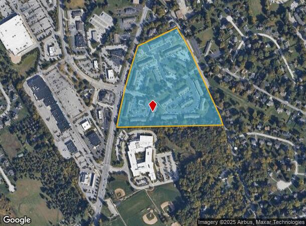 1012 S Severgn Dr, Exton, PA Parcel Map