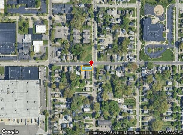  632 Sherman St, Akron, OH Parcel Map