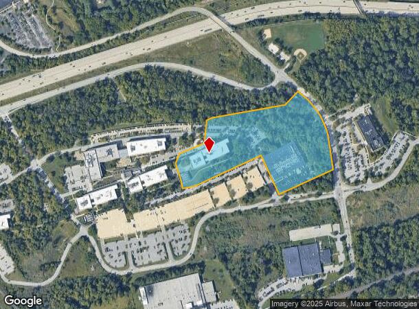 500 N Cedar Hollow Rd, Malvern, PA Parcel Map