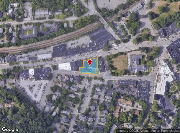  50 Central St, Wellesley, MA Parcel Map