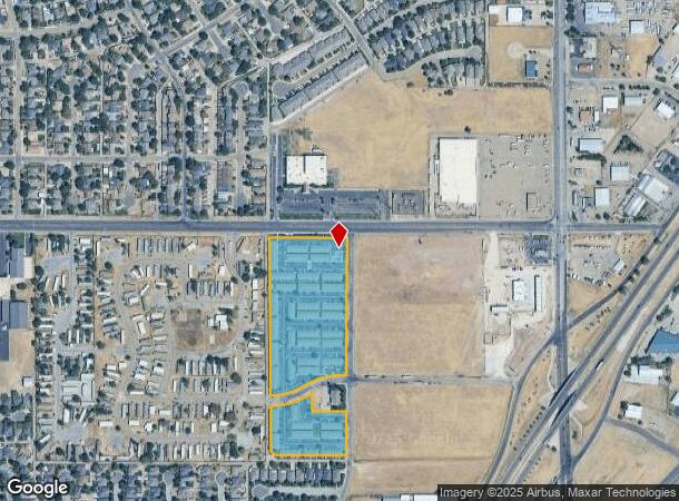 7500 Bernay St, Amarillo, TX Parcel Map