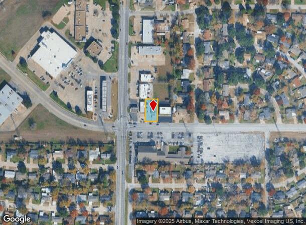 5605 Glenview Dr, Haltom City, TX Parcel Map