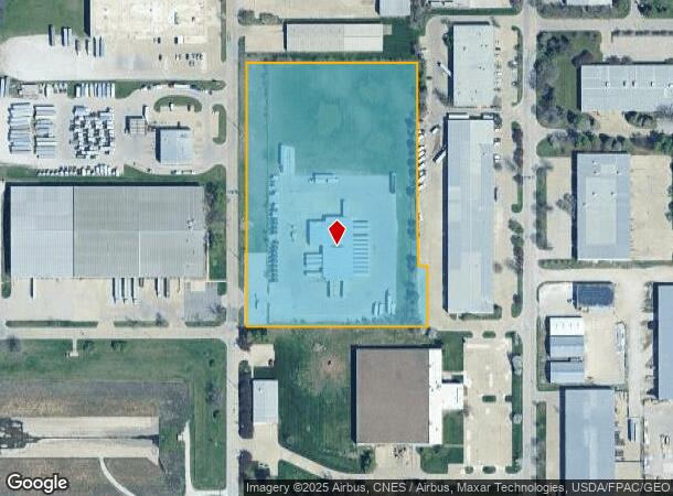  1909 E 17Th St, Des Moines, IA Parcel Map