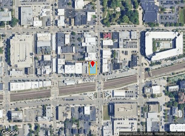 100 W Front St, Wheaton, IL Parcel Map