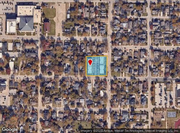  421 E Worth St, Grapevine, TX Parcel Map