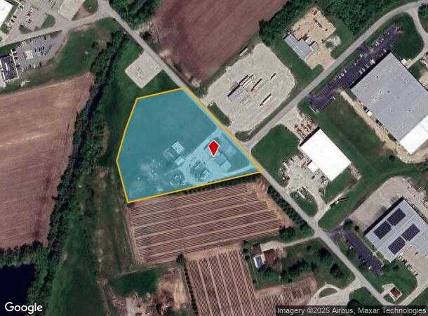  2563 S Old Decker Rd, Vincennes, IN Parcel Map