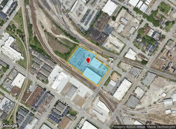  800 Sampson St, Houston, TX Parcel Map