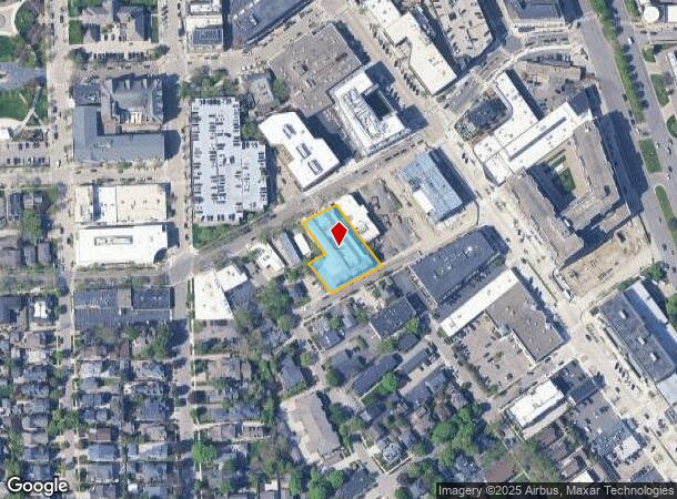 260 E Brown St, Birmingham, MI Parcel Map