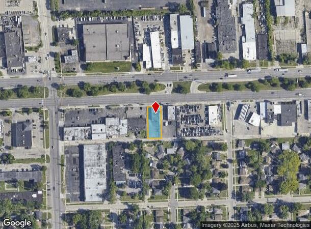  21613 W 8 Mile Rd, Detroit, MI Parcel Map