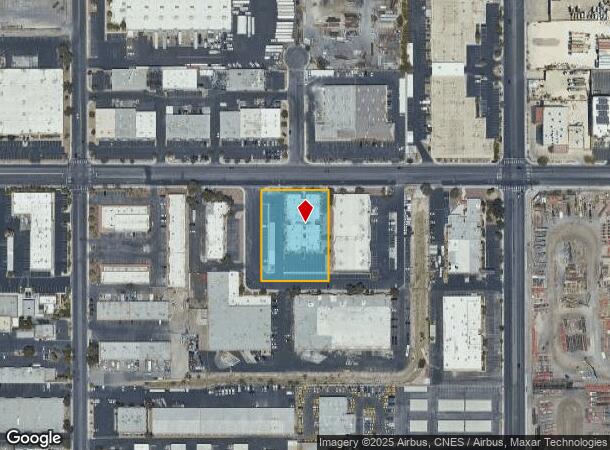  4495 W Hacienda Ave, Las Vegas, NV Parcel Map