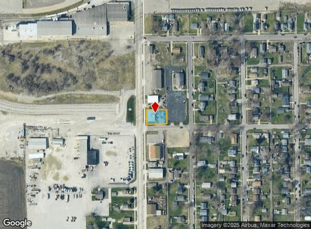  1640 S Olive St, South Bend, IN Parcel Map