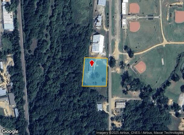  808 S Magnolia St S, Mccomb, MS Parcel Map